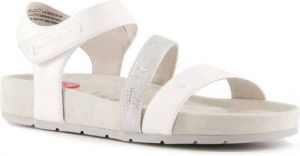 Jana sandalen wit zilver