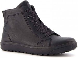 Jana hoge dames sneakers Zwart Uitneembare zool