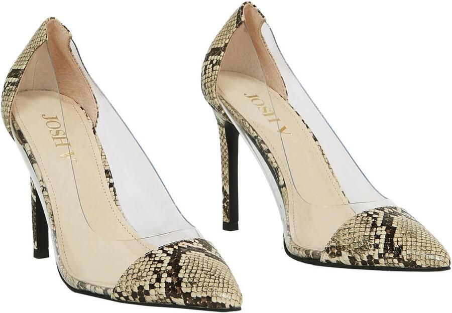 Josh V Elegante Beige Leren Slippers Brown Dames - Foto 2