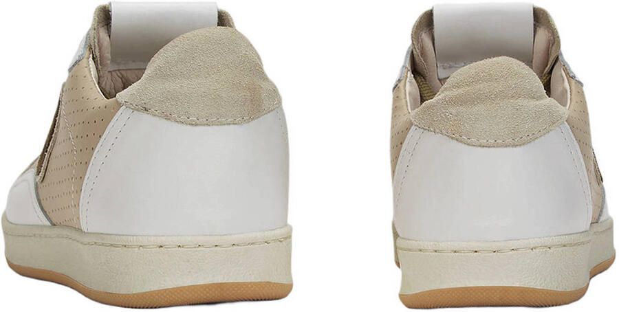 JOSH V Yasmine leren sneakers kaki wit - Foto 2