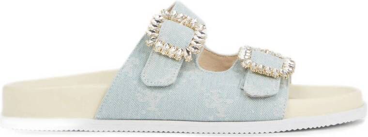 JOSH V Meciag slippers light blue denim