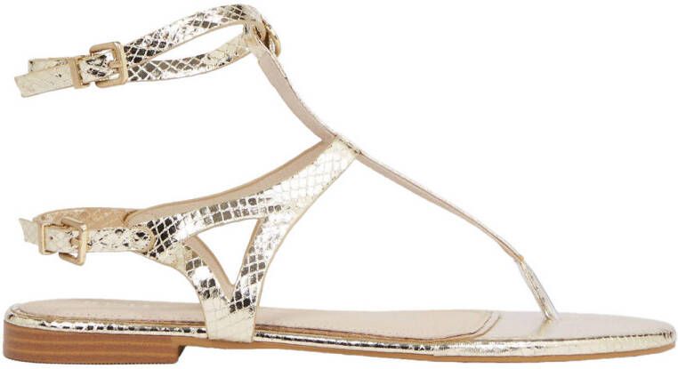 JOSH V sandalen goud metallic