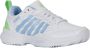 K-Swiss Court Express 2 Gravel Dames Tennisschoenen 94429112m Kleur Wit-blauw - Thumbnail 1
