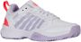 K-Swiss Court Express 2 Clay tennisschoenen wit lila rood - Thumbnail 1