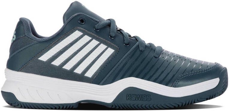 K-Swiss Court Express HB tennisschoenen donkerblauw wit lichtblauw