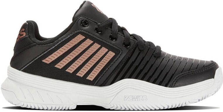 K-Swiss Court Express hb tennisschoenen zwart wit rosé