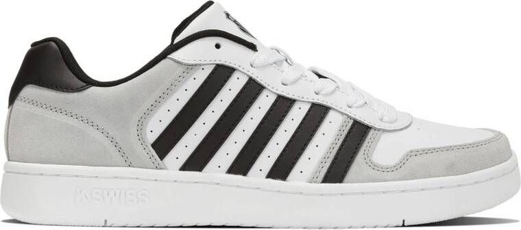 K-Swiss Court Palisades sneakers wit grijs zwart