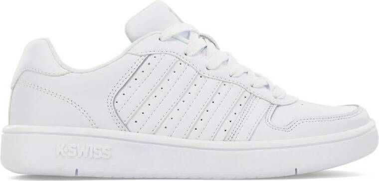 K-Swiss Court Palisades sneakers wit lichtgrijs