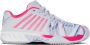 K-Swiss Express Light 3 HB padelschoenen wit roze blauw - Thumbnail 1