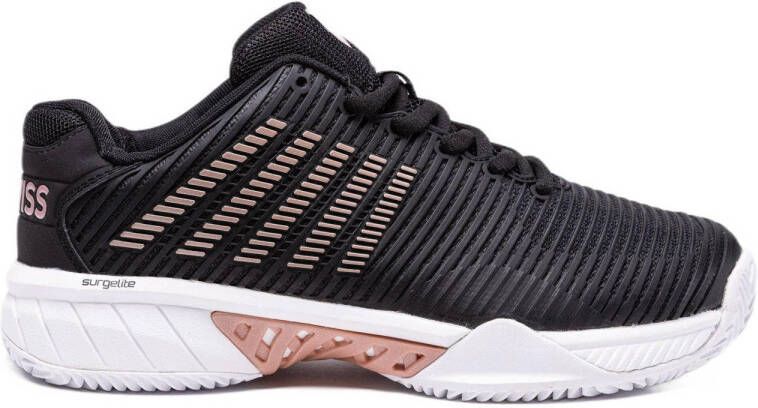 K-Swiss Hypercourt Express 2 Clay Dames Sportschoenen Tennis Smashcourt Black Gold