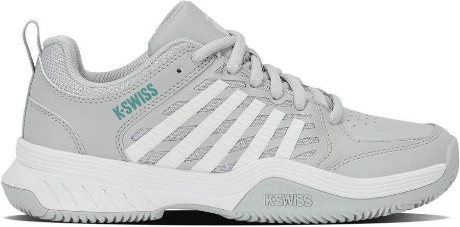K-Swiss COURT EXPRESS 2 CLAY imitatieleren tennisschoenen lichtgrijs