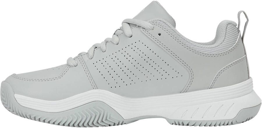 K-Swiss COURT EXPRESS 2 CLAY imitatieleren tennisschoenen lichtgrijs - Foto 3