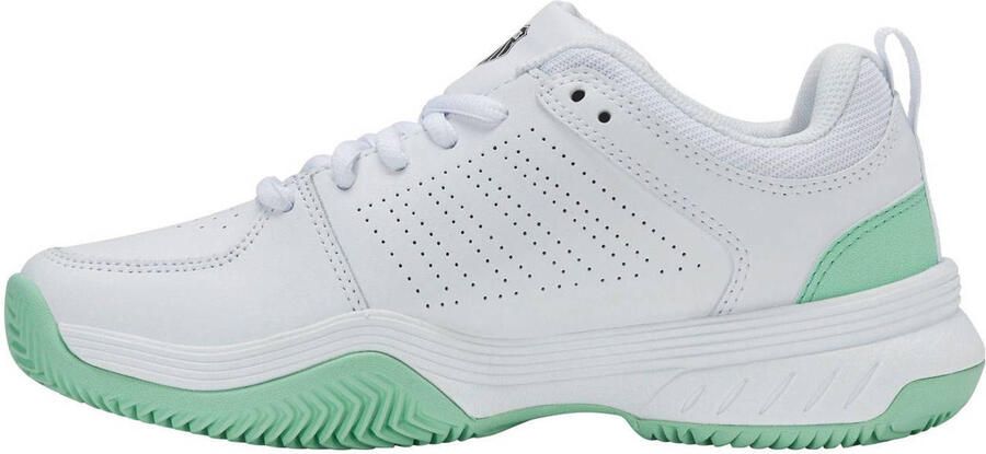 K-Swiss COURT EXPRESS 2 CLAY tennisschoen wit mintgroen zwart - Foto 3