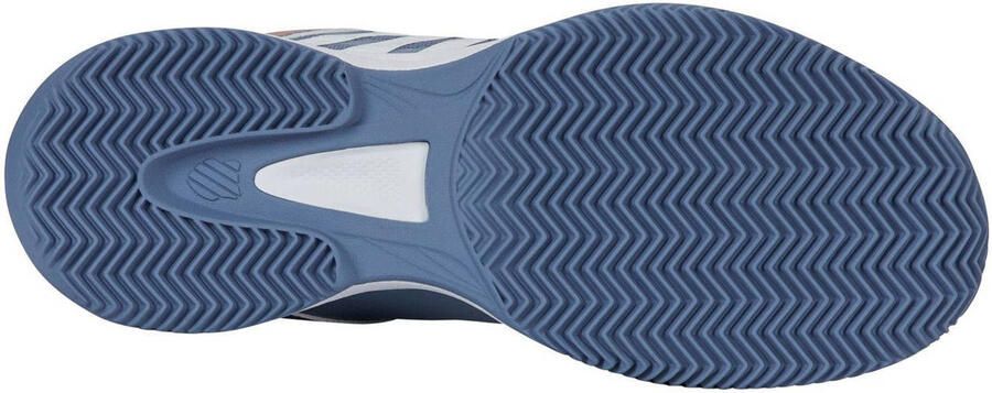 K-Swiss Court Express 2 Clay tennisschoenen blauw wit - Foto 3