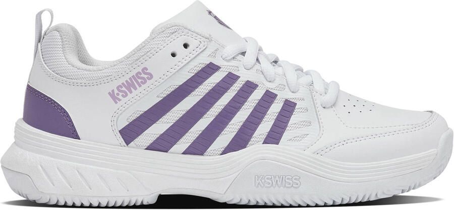 K-Swiss Court Express 2 Clay tennisschoenen wit paars