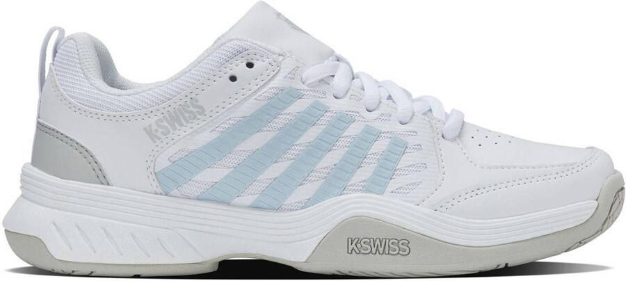 K-Swiss COURT EXPRESS 2 tennisschoenen wit lichtblauw blauw