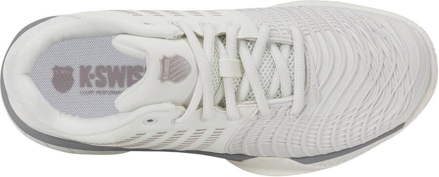 K-Swiss EXPRESS LIGHT 3 CLAY mesh tennisschoenen wit grijs - Foto 3