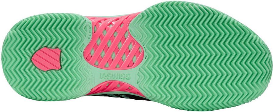 K-Swiss EXPRESS LIGHT 3 CLAY tennisschoenen zwart mintgroen lichtroze - Foto 2