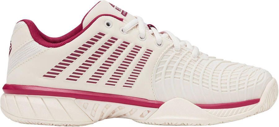 K-Swiss EXPRESS LIGHT 3 PADEL padelschoenen ecru rood oranje - Foto 2