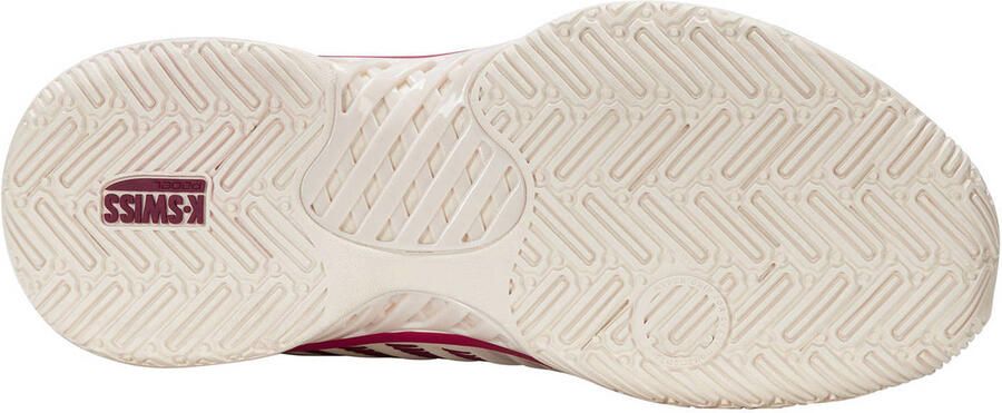 K-Swiss EXPRESS LIGHT 3 PADEL padelschoenen ecru rood oranje - Foto 3