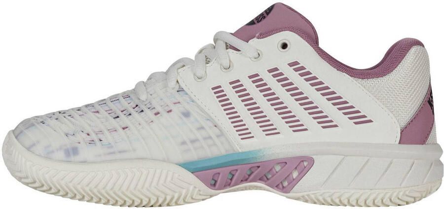 K-Swiss Ex[ress Light 3 Padel padelschoenen wit lila - Foto 3