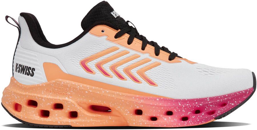 K-Swiss Melroze Tube Lite sportschoenen wit oranje roze