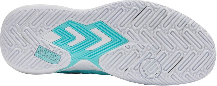 K-Swiss Tura Team padelschoenen aqua wit - Foto 3
