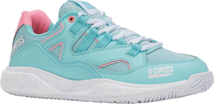 K-Swiss Tura Team padelschoenen aqua wit - Foto 2