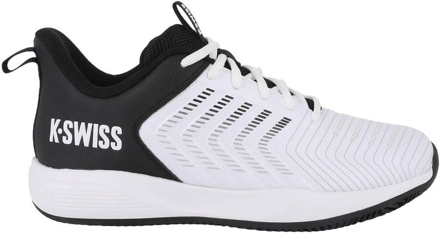 K-Swiss Ultrashot Light Clay tennisschoenen wit zwart