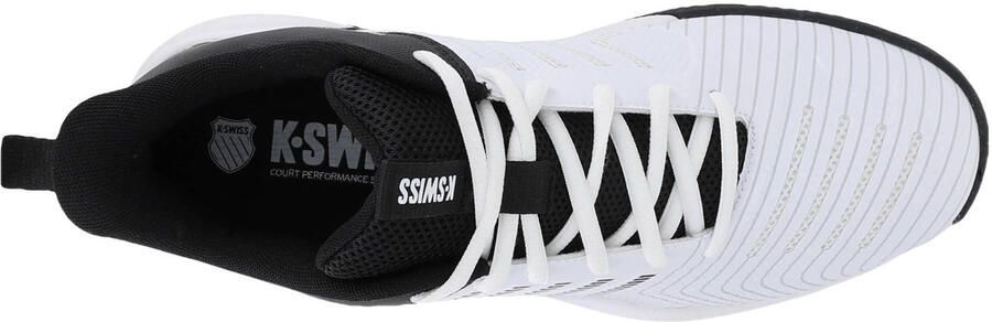 K-Swiss Ultrashot Light Clay tennisschoenen wit zwart - Foto 3