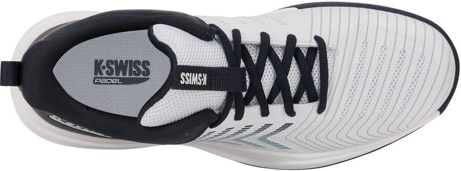 K-Swiss ULTRASHOT LIGHT PADEL mesh tennisschoenen wit antraciet - Foto 3