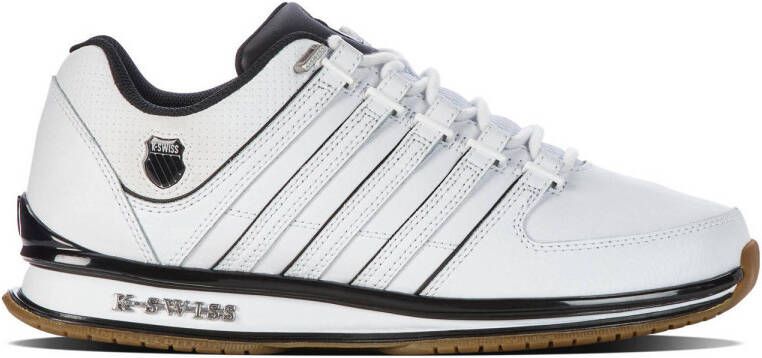 K-Swiss Classic RINZLER Heren Sneakers Schoenen Leer Wit 01235-138-M