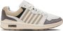 K-Swiss Rival Trainer leren sneakers wit zand - Thumbnail 1