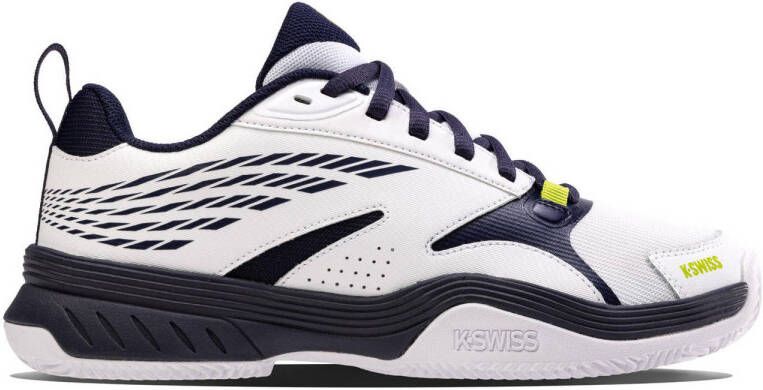 K-Swiss Speedex HB tennisschoenen wit donkerblauw limegroen