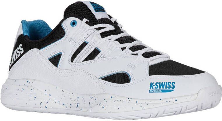 K-Swiss Tura Team Padel padelschoenen wit zwart blauw