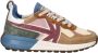 Kaotiko Detroit Multi chunky suède sneakers bruin multi - Thumbnail 1