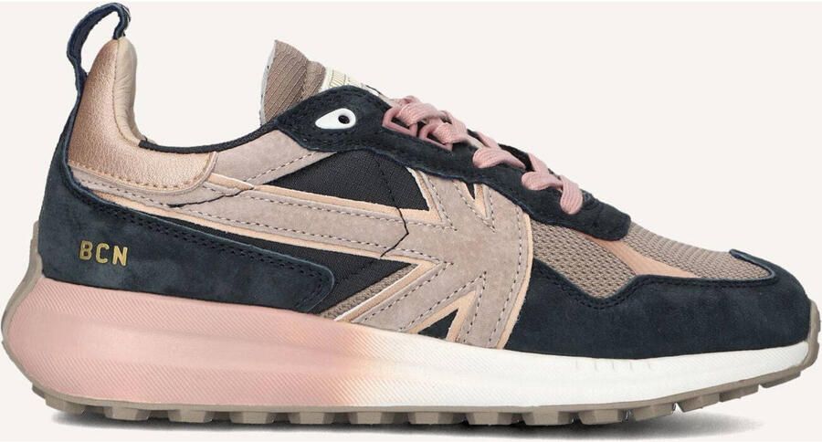 Kaotiko Detroit Faded Woman Sneakers Dames Leren Sneaker Multi