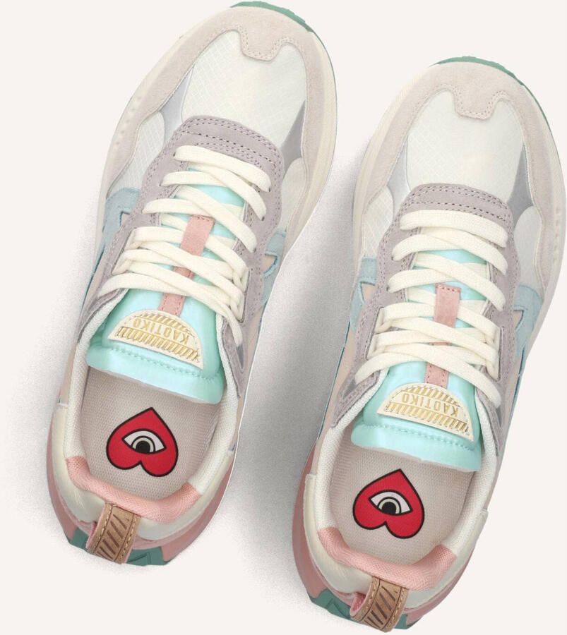 Kaotiko Dames Sneakers Detroit White Smoke Wit - Foto 2