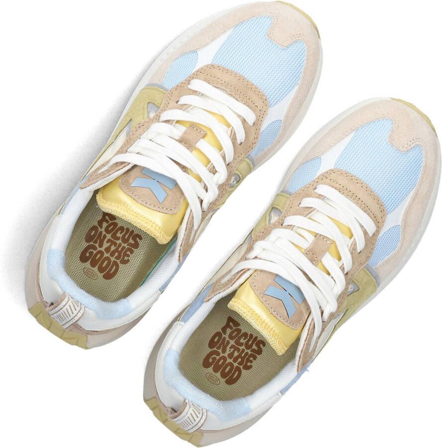 Kaotiko DETROIT Lage sneakers Dames sneakers Wit beige - Foto 2