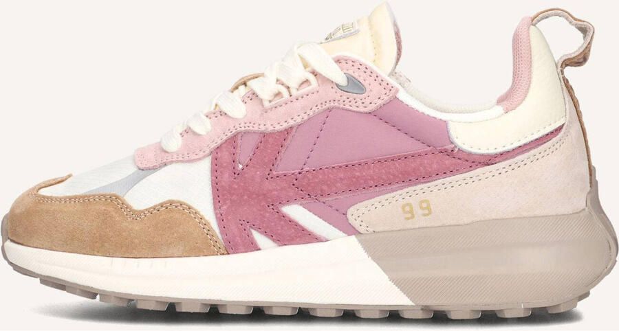 Kaotiko Dames Sneakers Detroit Wood Rose Oud - Foto 2