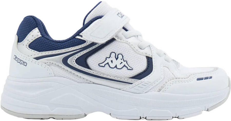 Kappa chunky sneakers wit donkerblauw