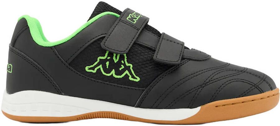 Kappa imitatieleren sneakers zwart groen