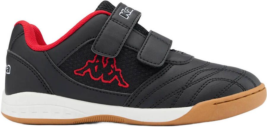 Kappa imitatieleren sneakers zwart rood