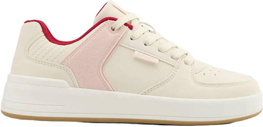 Kappa sneakers beige roze