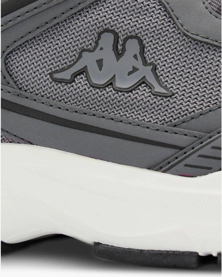 Kappa sneakers met logo grijs - Foto 2
