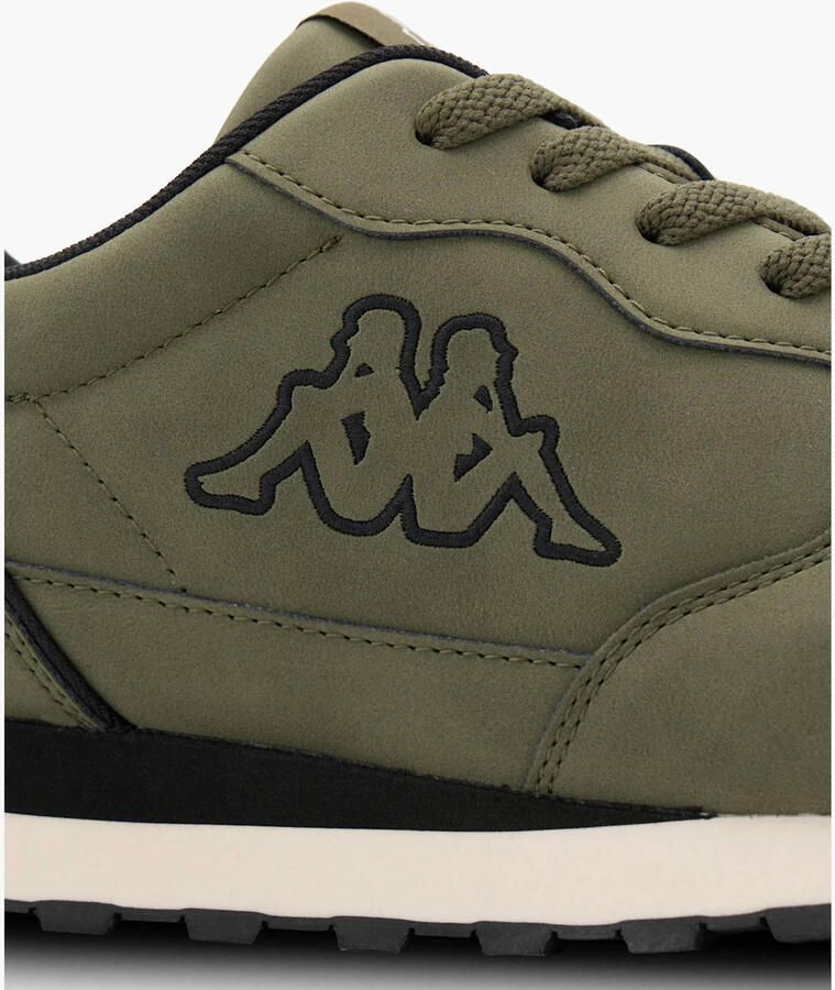 Kappa sneakers met logo olijfgroen - Foto 3