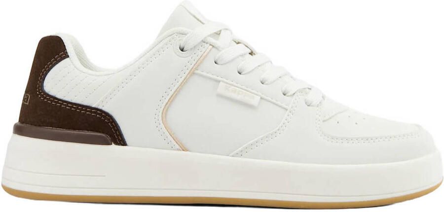 Kappa sneakers wit bruin