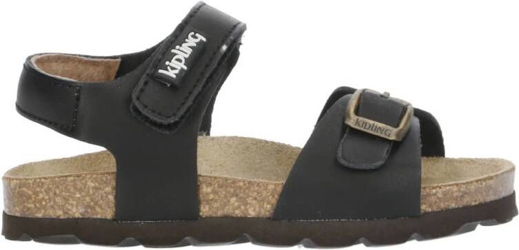 Kipling Fabio 7 leren sandalen zwart Jongens Leer Effen 20