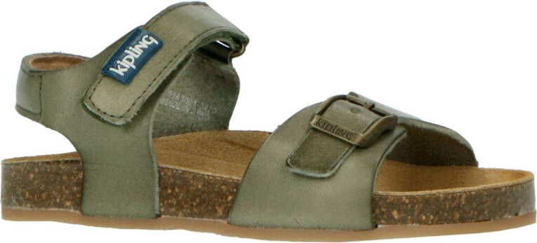 Kipling Fabio leren sandalen kaki Groen Jongens Leer 24