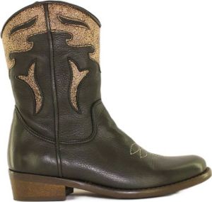 Kipling Keres leren cowboylaarzen zwart